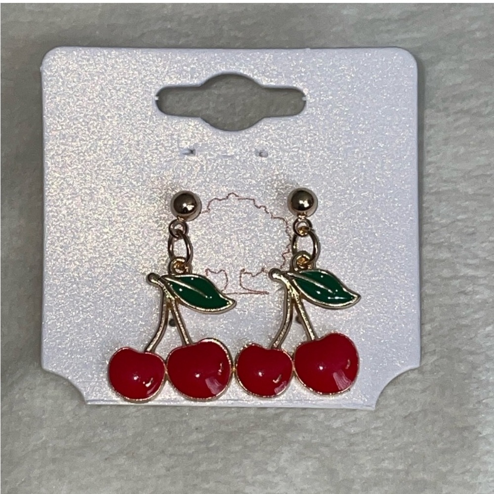 Cherry earrings